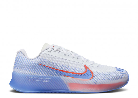 Nike Wmns NikeCourt Air Zoom Vapor 11 HC 'Royal Pulse Light Wild Mango' | Blue | Women's - NikeCourt-Air-Zoom-Vapor-11