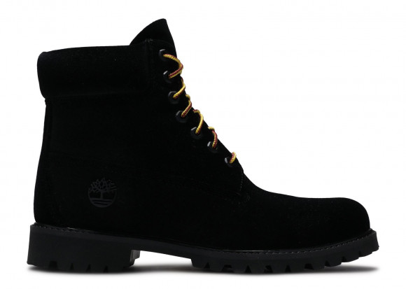 Off-White Timberland X OFF WHITE Velvet Boots 'Black' | Men's - OFF-White-Boots