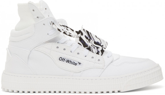 Off-White White Canvas Off Court 3.0 High-Top Sneakers 