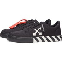 Off-White Men's Low Vulcanized Canvas Sneakers in Black - OMIA085C99FAB0061001