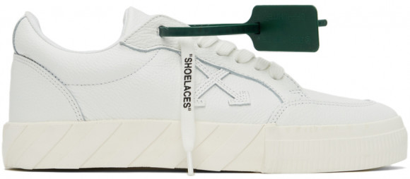 Off-White White Low Vulcanized Sneakers - OMIA085C99LEA0010100