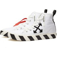 Off-White Men's Mid Top Vulcanised Flora sneakers in White - OMIA119C99FAB0040110