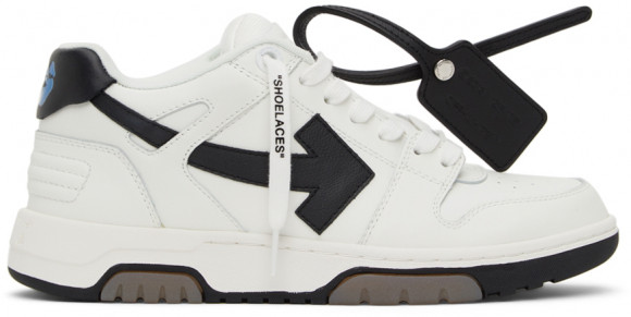 Off-White White & Black Out Of Office Sneakers - OMIA189C99LEA0010110
