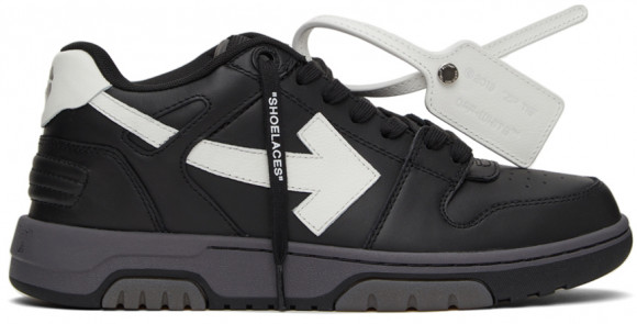Off-White Black Out Of Office Sneakers - OMIA189C99LEA0011001