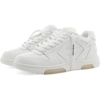 Off-White Men's Out Of Office Calf Leather Sneakers in White - OMIA189F21LEA0010101
