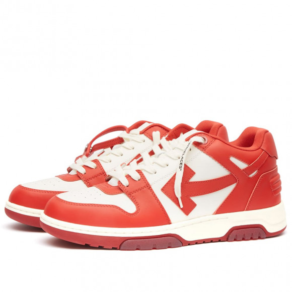 Off-White Out Of Office Leather Sneaker Barlo/White - OMIA189F22LEA0010128