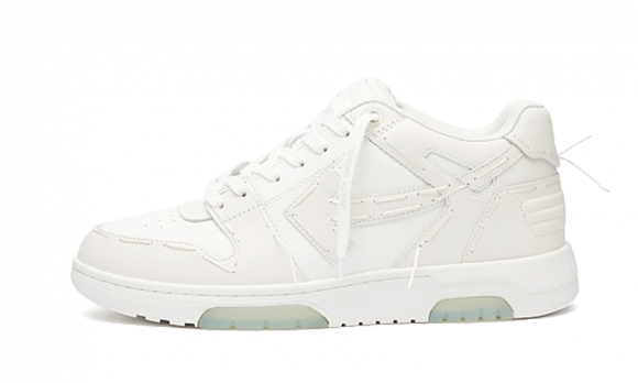 Off-White Out Of Office “OOO” Leather Sartorial Stitching White Coco  - OMIA189S23LEA0140101
