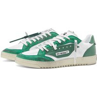 Off-White Men's 5.0 Low Vintage Sneakers in White/Green - OMIA227F22LEA0020155