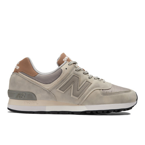 New Balance Unisex MADE in UK 576 Nostalgic Sepia in Gris/Marrón, Suede/Mesh, Talla 37.5 - OU576GT