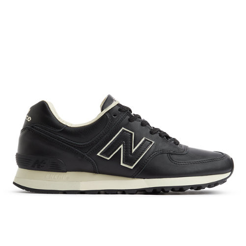 New Balance Unisex MADE in UK 576 in Preto, Leather - OU576LKK