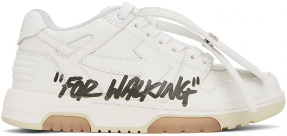 Off-White White 'For Walking' Sneakers - OWIA259C99LEA0020110