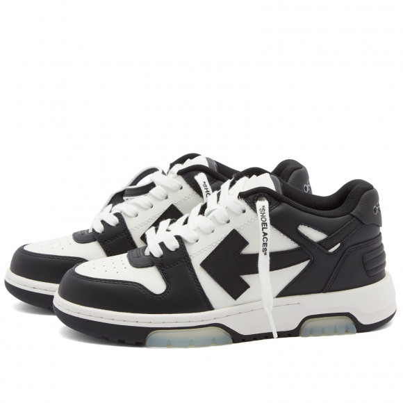 Off-White Women's Out Off Office Calf Leather Sneakers Black - OWIA259C99LEA0060110