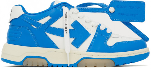 Off-White Blue & White Out Of Office Sneakers - OWIA259F21LEA0010145