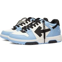 Off-White Women's Out Of Office Calf Leather Sneakers in Blue - OWIA259F23LEA0084010