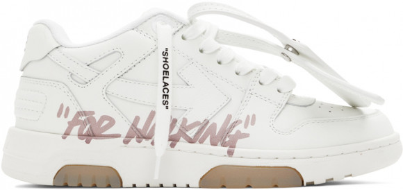 Off-White White Out Of Office 'For Walking' Sneakers - OWIA259S22LEA0050130