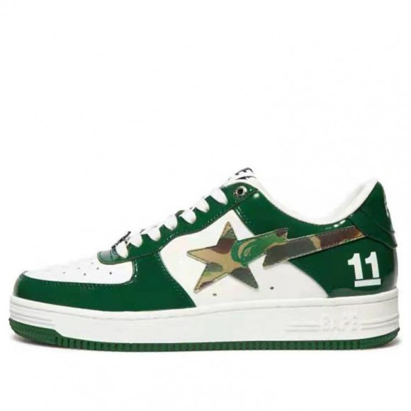 A Bathing Bape Sta Taipei 15 Anniversary WHITE/GREEN Fashion Skate Shoes OZXSHW91001HI - OZXSHW91001HI
