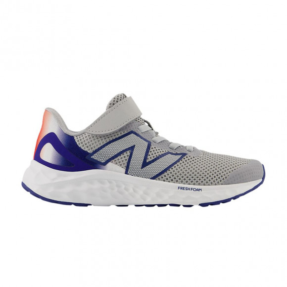 New Balance Fresh Foam Arishi v4 Little Kid Wide 'Grey Navy' | Kid's Size 10.5 - PAARIBF4-W