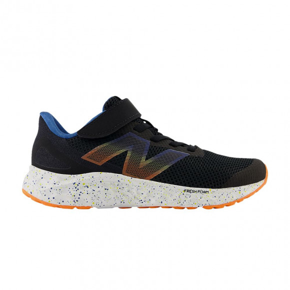 New Balance Fresh Foam Arishi v4 Bungee Lace Top Strap Little Kid 'Black Blue Blaze Orange' | Kid's Size 11 - PAARIBS4