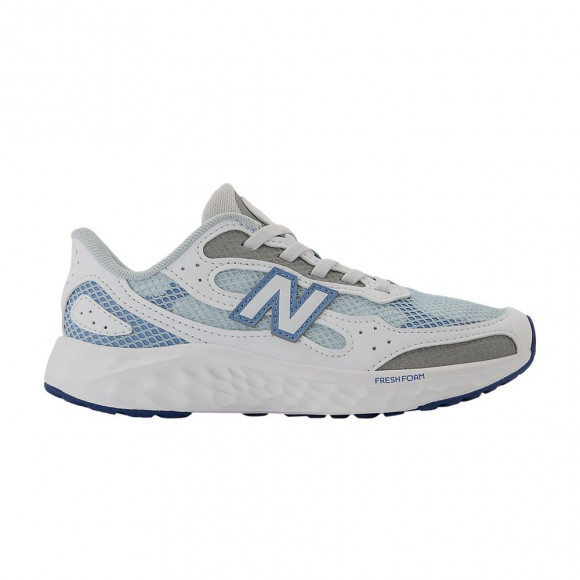 New Balance Fresh Foam Arishi Lux Bungee Lace Little Kid 'Frosted Glass Stillwater' | White | Kid's Size 12 - PAARILB1