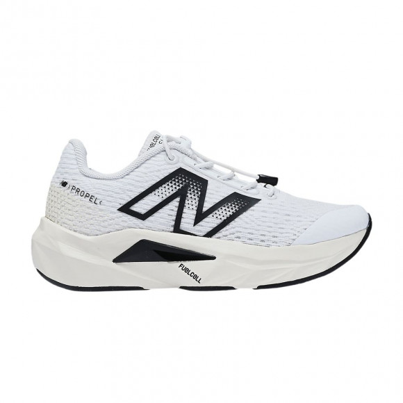 New Balance FuelCell Propel v5 Bungee Lace Little Kid Wide 'White Black' | Kid's Size 13.5 - PAFCPRC5-W