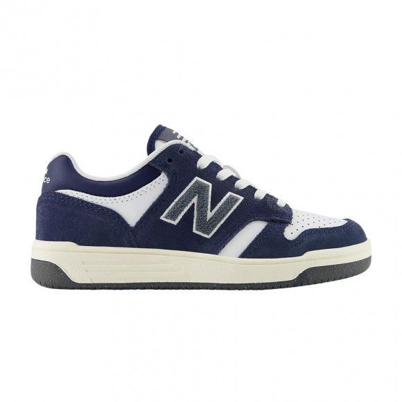 New Balance B480 Lace Little Kid 'White Navy' | Blue | Kid's Size 12 - PB4804IB