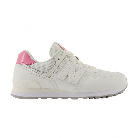 New Balance 574 Little Kid Wide 'Sea Salt Real Pink' | White | Kid's Size 12 - PC5742BA-W