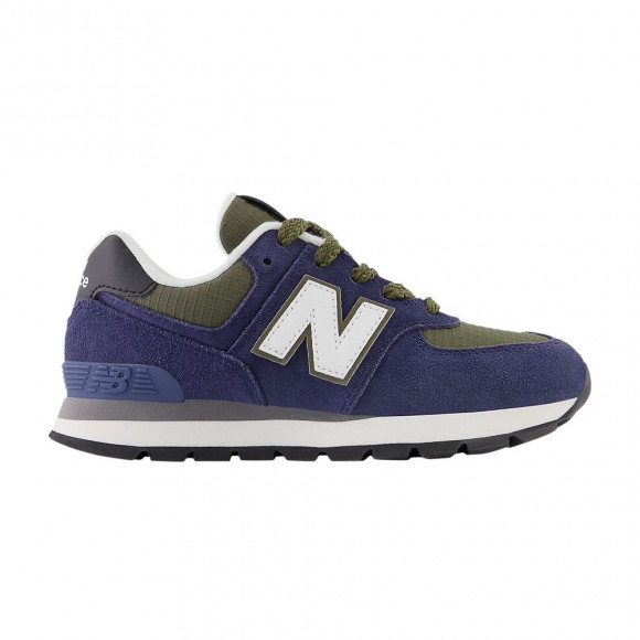 New Balance 574 Little Kid 'Team Navy Dark Moss' | Blue | Kid's Size 11 - PC574DZN