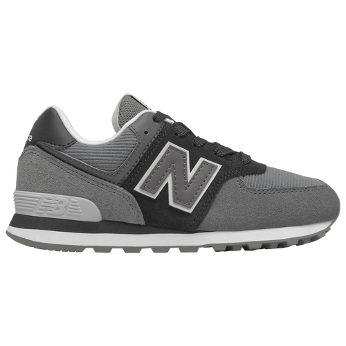 New Balance 574 - Boys' Preschool Running Shoes - Black / Castlerock - PC574WR1