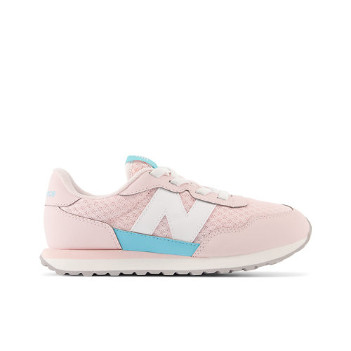New Balance Kinder 237 Bungee Lace in Rosa/Weiß, Synthetic - PH237KP
