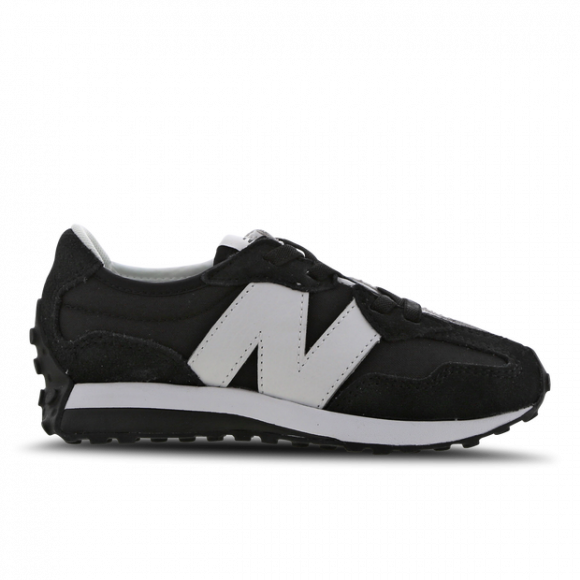 New Balance 327 - Boys' Preschool Running Shoes - Black / White - PH327BW1