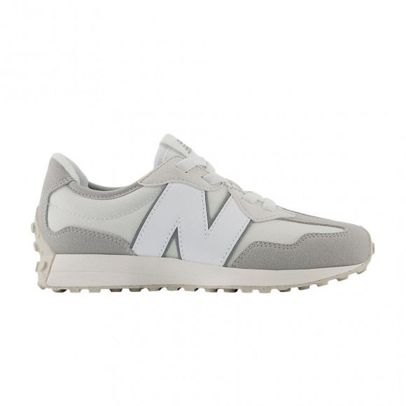 New Balance 327 Bungee Lace Little Kid Wide 'Reflection White' | Grey | Kid's Size 13 - PH327GM-W