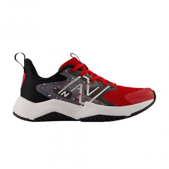 New Balance Rave Run v2 Little Kid 'Team Red Black Cement' | Kid's Size 10.5 - PKRAVB2