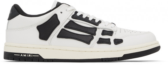 AMIRI White & Black Skel Top Low Sneakers - PS22MFS003-111
