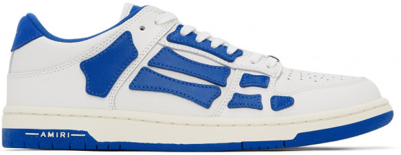 AMIRI White & Blue Skel Top Low Sneakers - PS22MFS003-123