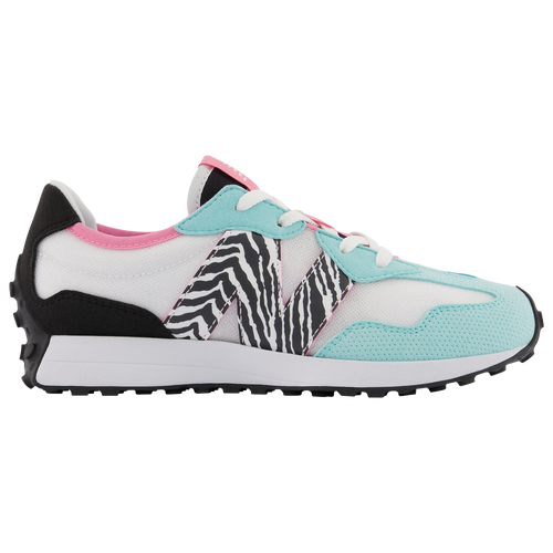 New Balance 327 - Girls' Preschool Running Shoes - Black / Blue - PS327SF