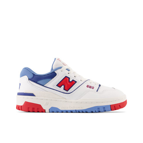 New Balance Kinder 550 in Weiß/Rot/Blau, Synthetic - PSB550CH