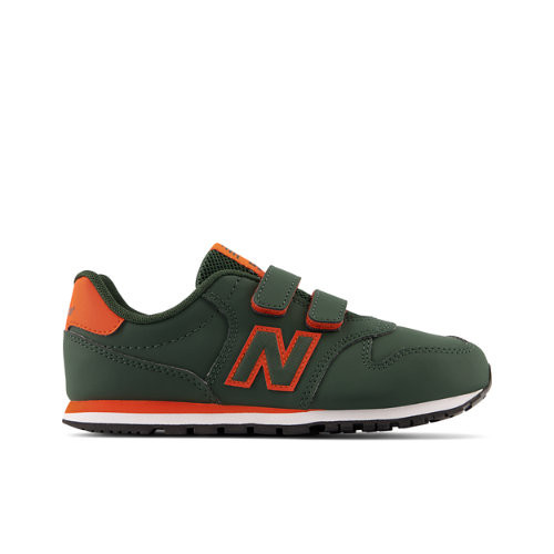 New Balance Kids' 500 Hook & Loop in Green/Yellow Synthetic - PV500CE1