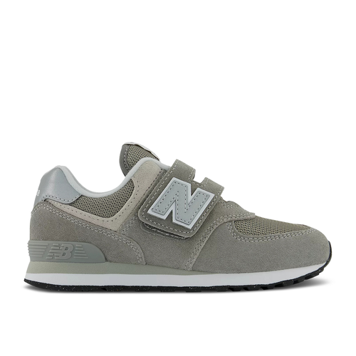New Balance 574 Hook and Loop Little Kid Wide 'Core Pack - Grey White' - PV574EVG-W