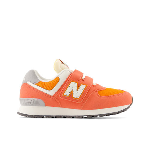 New Balance Kinder 574 HOOK & LOOP in Rot/Weiß, Synthetic - PV574RCB