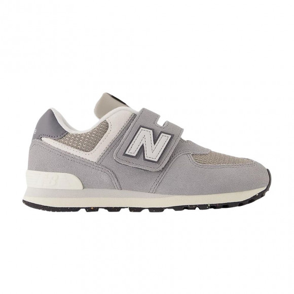 New Balance 574 Little Kid Wide 'Grey White' | Kid's Size 11 - PV574SNV-W
