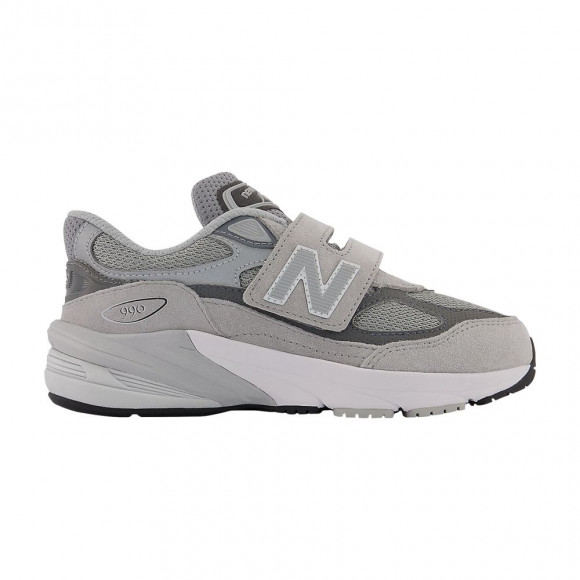New Balance 990v6 Hook & Loop Little Kid X-Wide 'Castlerock' | Grey | Kid's Size 11 - PV990GL6-XW