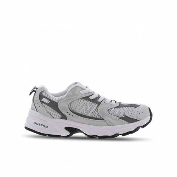 New Balance Kids' 530 Bungee in Grey/Gris Synthetic - PZ530CB