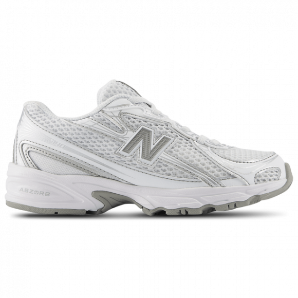 New Balance 740 Bungee Lace Little Kid 'White Silver' | Kid's Size 13 - PZ740WM