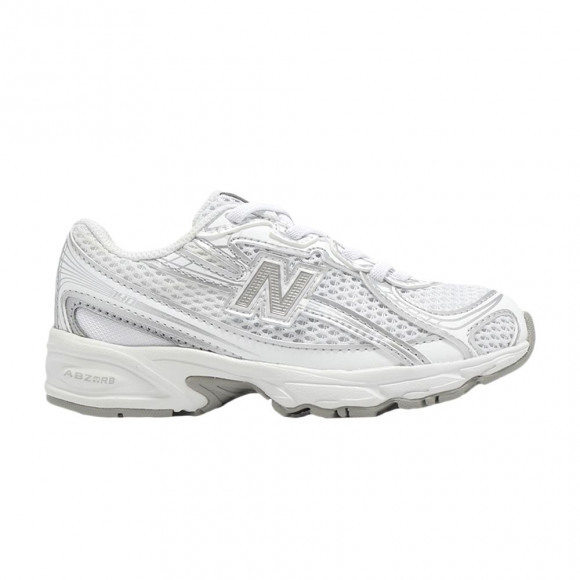 New Balance 740 Little Kid Wide 'White Silver Metallic' | Kid's Size 13 - PZ740WMW