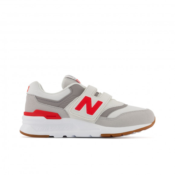 New Balance Kids' 997H in Grey/Red Synthetic