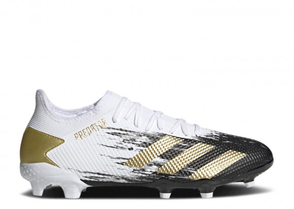 Adidas Predator Mutator 20.3 Low FG 'White Gold Metallic' | Men's - Predator-Mutator-20.3