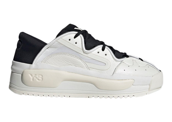 Y-3 White and Black Hokori II Sneakers - Q47353