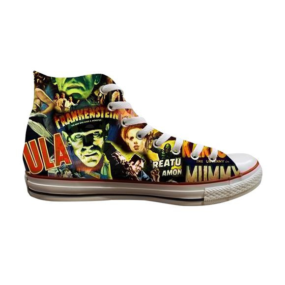Converse Chuck Taylor All Star Hi 'Retro Movie Posters' | Multi-Color | Men's Size 8.5 - RETRO