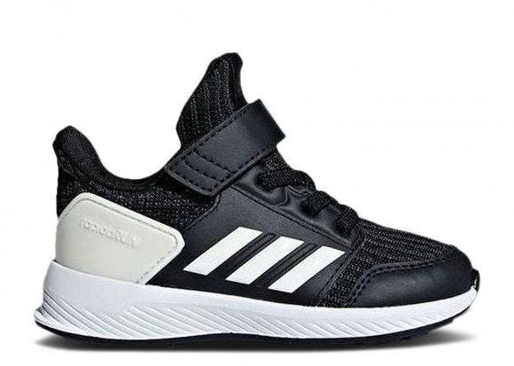 Adidas RapidaRun Knit I 'Black White' | Infant - RapidaRun