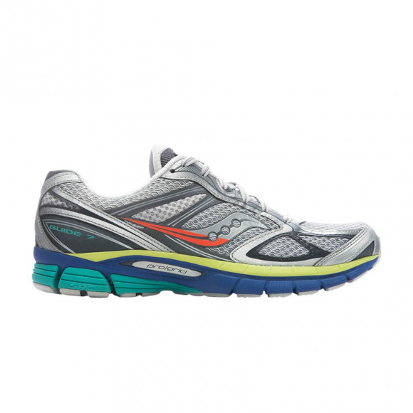 Saucony ProGrid Guide 7 'Silver Blue Red' | Men's Size 10.5 - S101493-1014